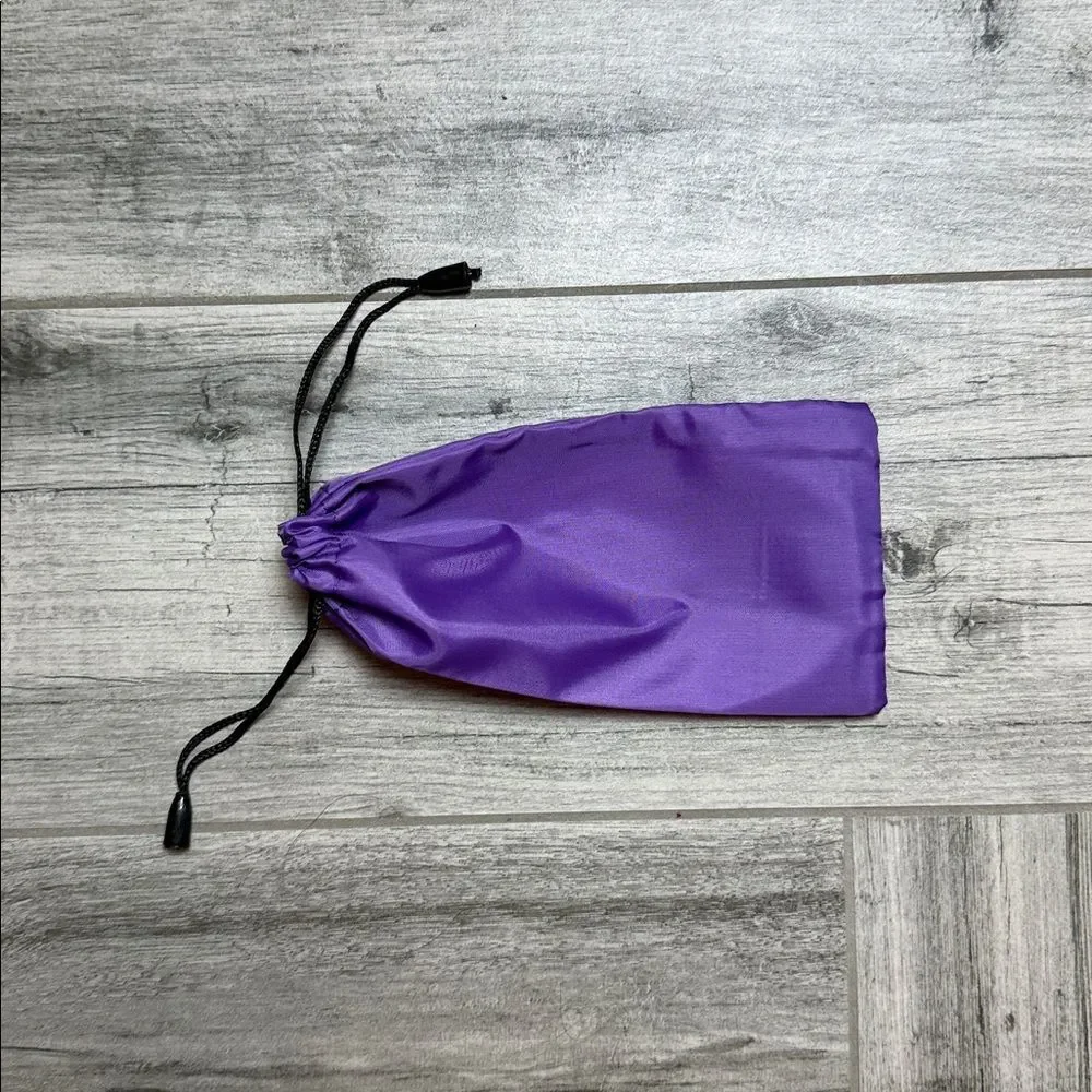 Purple Glasses Drawstring Pouches Set of 10